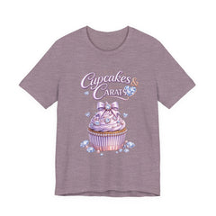 Cupcakes & Carats Tee — Cute Pastel Cupcake Graphic T-Shirt