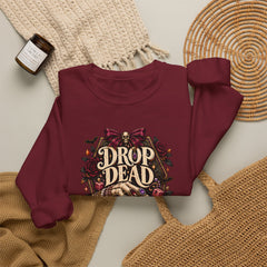 “Drop Dead Gorgeous” Gothic Hand Illustration w/rings- Jewelry Reveals