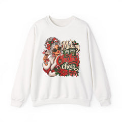 Christmas Cheer Sweatshirt — "Making My Own Christmas Cheer" Holiday Sweatshirt