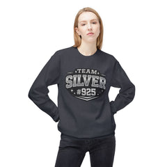Team Silver #925 Crewneck Sweatshirt- Jewelry Lover