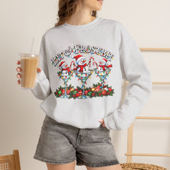Lit & Frostbit Design | Festive Christmas Martinis, Winter Parties, Snowman Apparel, Christmas Party Sweatshirt