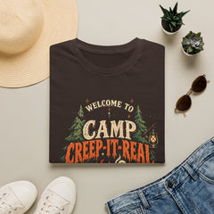 Camp Creep-It-Real T-Shirt — Welcome to Camp Halloween Graphic Tee- BP
