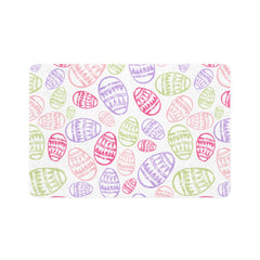 Easter Egg Design Pet Food Mat - 12x18, Stylish and Functional Dog/Cat Feeding Mat