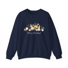 Festive Holiday Sweatshirt, Cozy Winter Apparel, Perfect Gift for Christmas, Tree Ornaments