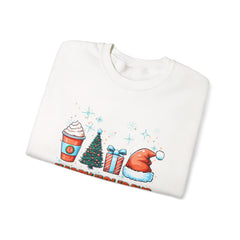Christmas Coffee Santa Hat Sweatshirt