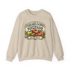 Heirloom Tomato Market Sweatshirt — Vintage Farmhouse Produce Graphic Crewneck