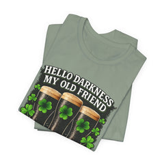 St. Patrick’s Pub Tee – “Hello Darkness My Old Friend, I’ve Come to Drink With You Again”