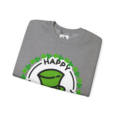 Happy St. Patrick's Day Unisex Crewneck- Leprechaun Hat