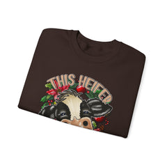 Christmas Cow Sweatshirt