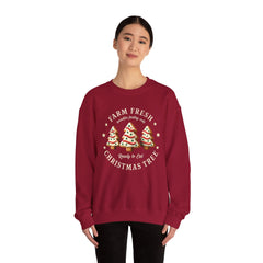 Farm Fresh Christmas Tree Sweatshirt – Cute Cookie Tree Holiday Crewneck