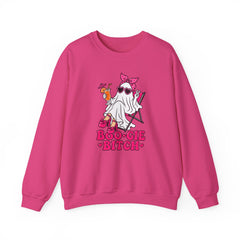 Boo-gie Bitch Ghost Crewneck Sweatshirt — Cute Retro Halloween Graphic