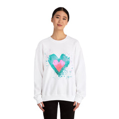 Watercolor Hearts - Valentine's Day Sweatshirt