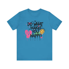 Do What Makes You Happy Tee | Unisex Jersey Short Sleeve Shirt, Positive Vibes Shirt, Gift for Friends, Uplifting Apparel, Casual [...]