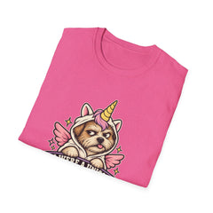 "If I Were a Unicorn I Would Stab You With My Horn" Funny Graphic Tee