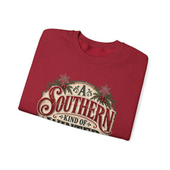 Southern Kind of Winter Crewneck Sweatshirt- Christmas