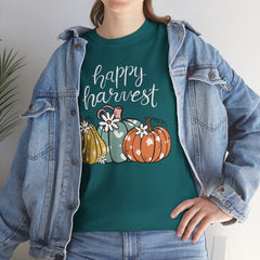 Happy Fall Essential Tee with Pumpkins