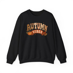 "Autumn Vibes" Graphic Fall Pullover Crewneck Sweatshirt