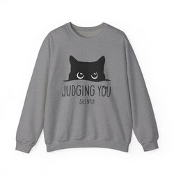 Cat - Judging You Silently Crewneck Sweatshirt