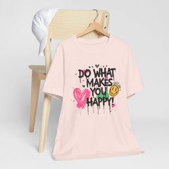 Do What Makes You Happy Tee | Unisex Jersey Short Sleeve Shirt, Positive Vibes Shirt, Gift for Friends, Uplifting Apparel, Casual [...]