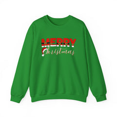 Christmas Crewneck Sweatshirt - Santa's Belt and Hat Design