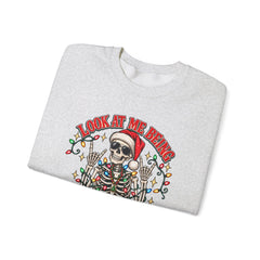 Christmas Skeleton Unisex Sweatshirt - Rude Humor - Party Sweatshirt- Holiday Humor