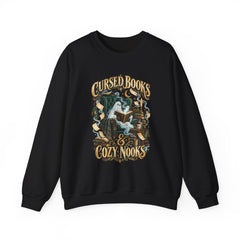 Cursed Books & Cozy Nooks Sweatshirt — Gothic Reading - Halloween BP