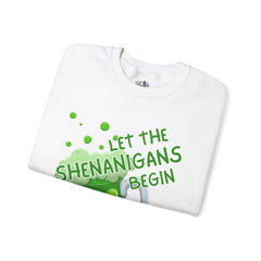 St. Patrick's Day Unisex Crewneck Sweatshirt - Let the Shenanigans Begin