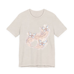 Butterfly Sparkle Tee — Pastel Crystal Butterflies Graphic T-Shirt