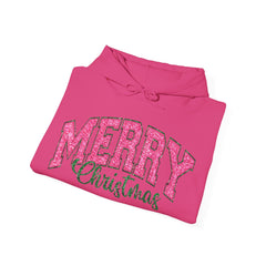 Merry Christmas Hoodie - Glitter effects but no glitter