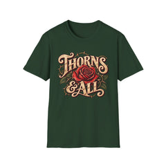 Thorns & All Rose Graphic T-Shirt - Love - Valentine