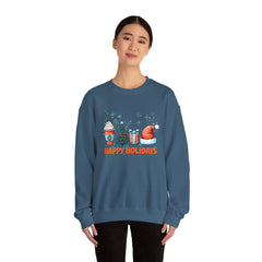 Christmas Coffee Santa Hat Sweatshirt