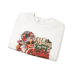 Christmas Cheer Sweatshirt — "Making My Own Christmas Cheer" Holiday Sweatshirt