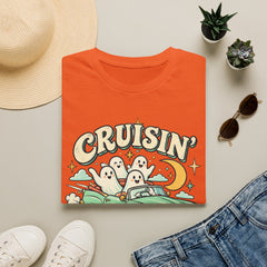 Cruisin' With My Boos T-Shirt — Cute Retro Ghosts Driving Graphic Halloween BP