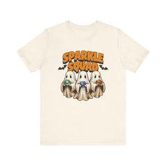 Sparkle Squad Ghost Tee | Unisex Jersey Short Sleeve T-Shirt | Cute Halloween Shirt, Party Outfit, Gift Idea, Casual Wear
