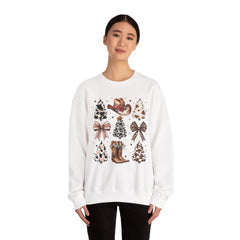 Rustic Coquette Christmas Sweatshirt