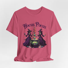 Hocus Pocus Halloween T-Shirt, Witch Tee, Unisex Halloween Shirt, Spooky Season Apparel, Costume Party Top