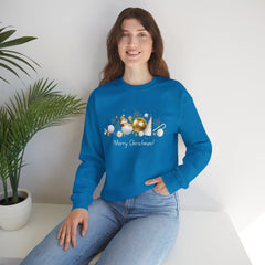 Festive Holiday Sweatshirt, Cozy Winter Apparel, Perfect Gift for Christmas, Tree Ornaments