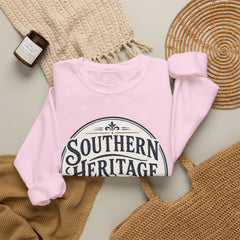 Southern Heritage Crewneck Sweatshirt — Vintage Magnolia Graphic