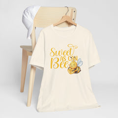 Sweet As Can Bee - Unisex Jersey Tee - Cute Bee Graphic T-Shirt
