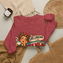 Retro Rosie 'Leave Me Alone' Vintage Pin-Up Graphic Sweatshirt- Valentine