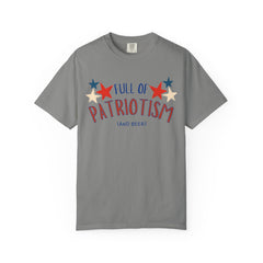 Full of Patriotism and Beer T-shirt - Military Branches, Right to Bear Arms, American Flag