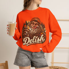 Delish Bigfoot Forest Crewneck Sweatshirt- S’Mores