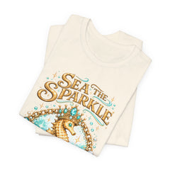 Sea the Sparkle Seahorse T-Shirt — Nautical Mermaid Beach Tee