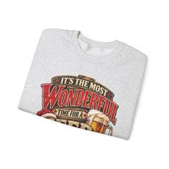 It’s the Most Wonderful Time for a Beer Crewneck Sweatshirt - Christmas