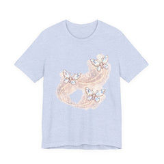 Butterfly Sparkle Tee — Pastel Crystal Butterflies Graphic T-Shirt