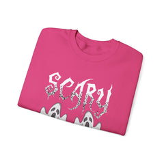 Scary Ghosts Unisex Crewneck Sweatshirt | Halloween Apparel, Spooky Sweatshirt, Ghost Theme, Gift for Halloween Lovers, Cozy Fall Fashion