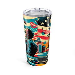 1950s Pop Art inspired Patriotic Art #2 Tumbler 20oz