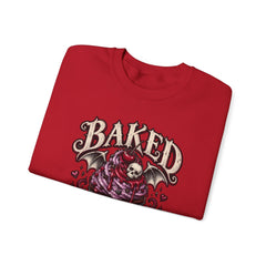 Baked With Bad Intentions Sweatshirt - Halloween Vibes