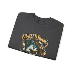 Cursed Books & Cozy Nooks Sweatshirt — Gothic Reading - Halloween BP