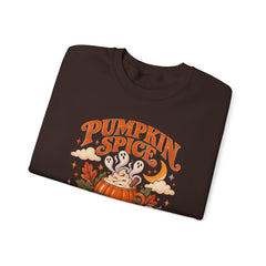 Pumpkin Spice & Paranormal Nights Crewneck Sweatshirt - Halloween